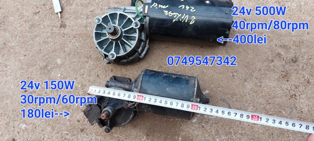 Motor cu reductor 24v 30rpm 40rpm 60rpm 80rpm