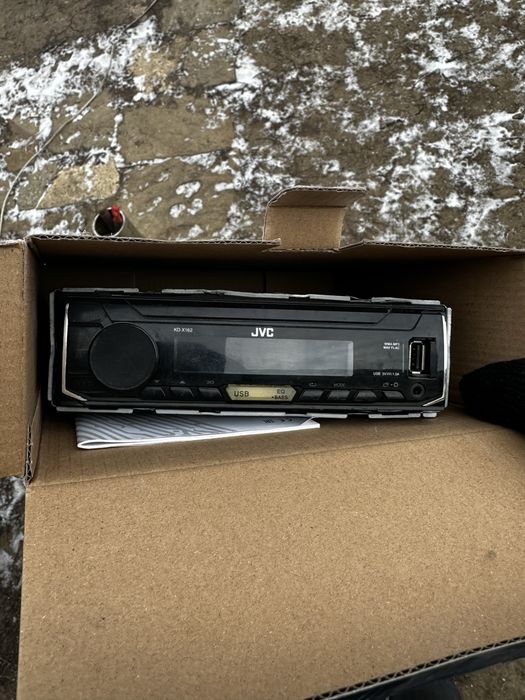 Магнитофон jvc оргинал usb aux без блютуз и колонки