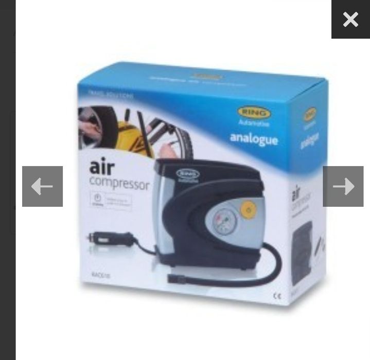 Compresor auto Ring RAC610, 12 V, 163 x 83 x 150 mm