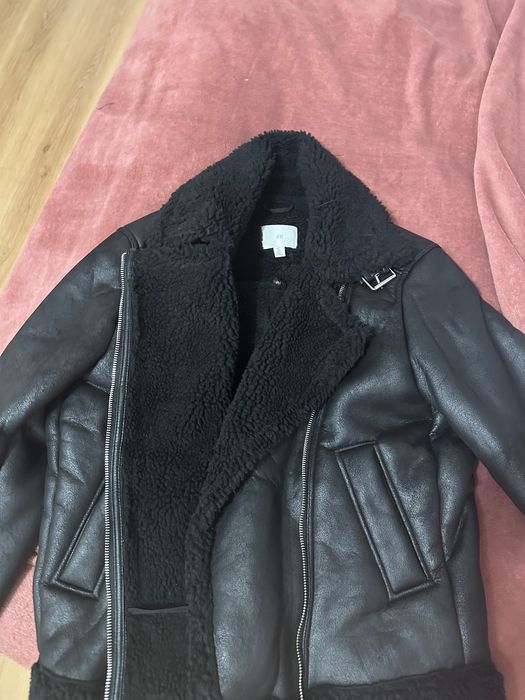 Топло, черно зимно яке