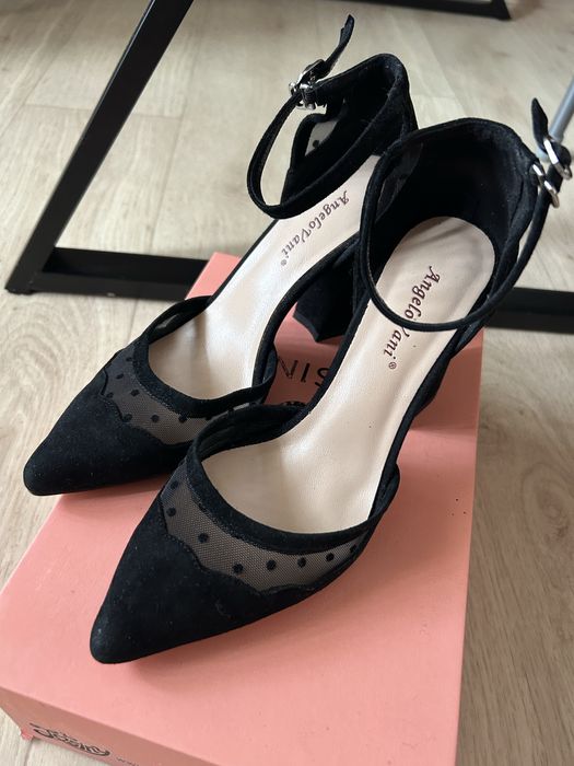 Туфли натуральная замша