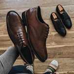 Pantofi oxford de lux 43 43.5 lucrati manual WINDSOR. piele naturala