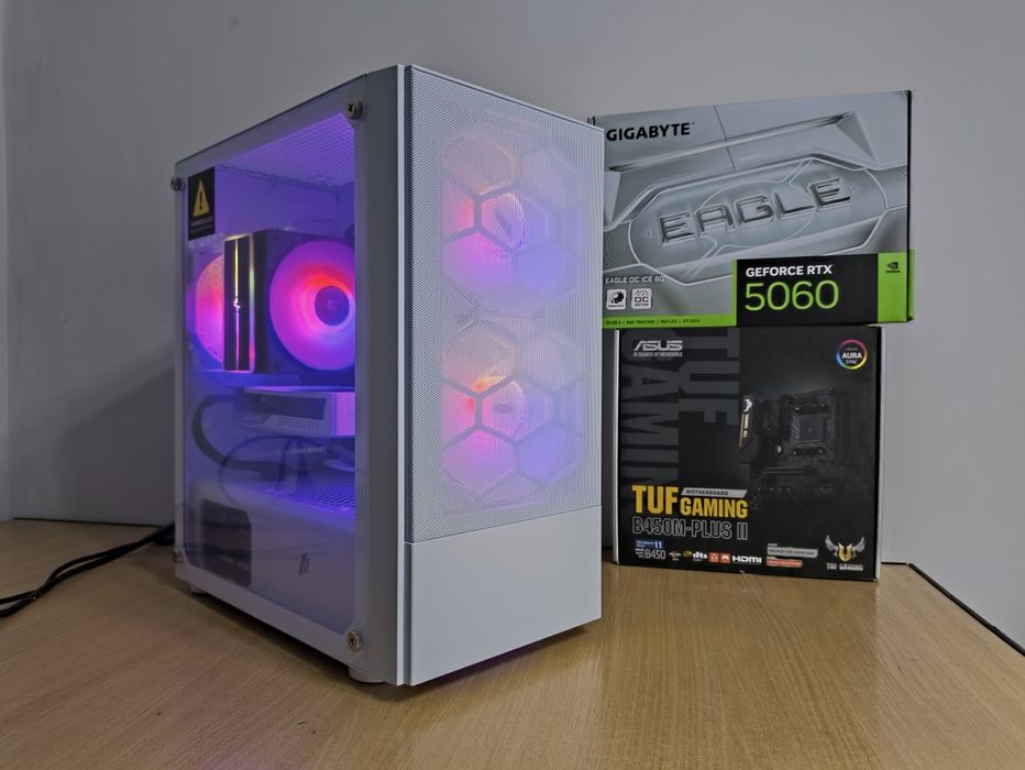 Новый игровой системный блок (RTX 5060 8GB/Ryzen 5 5600/32GB/SSD 512 )