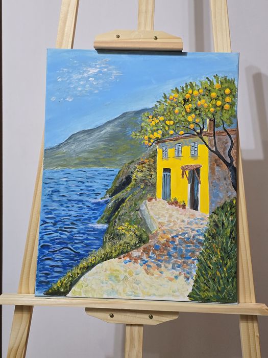 Tablou în acrilice-Peisaj