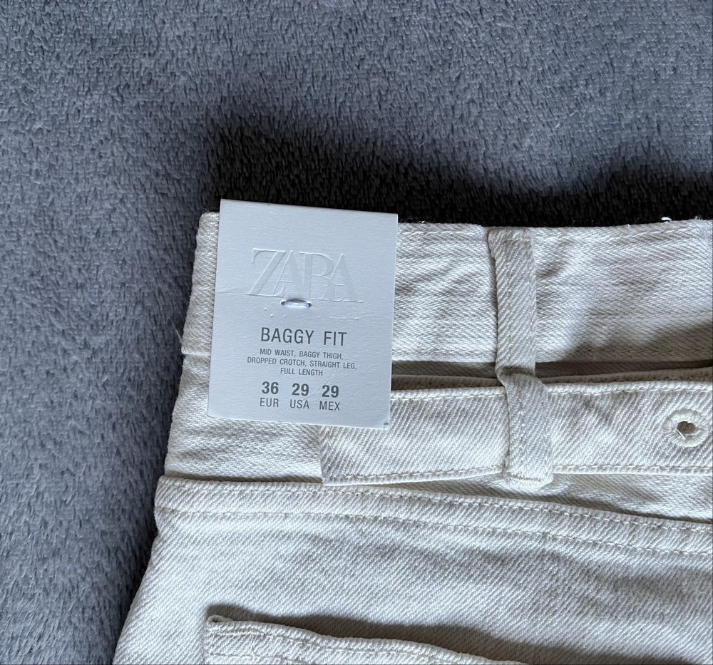 Мъжки дънки от Zara , размер 36 , широка кройка