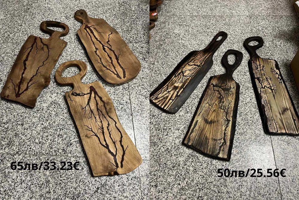 Дървени дъски за мезета от най-високо качество