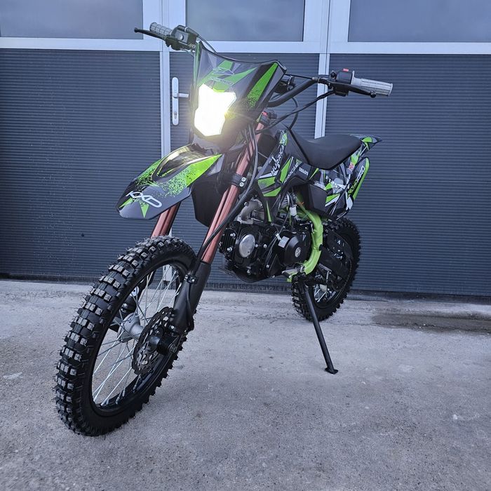 KXD 125cc hurricane Green Motocicleta Motocross Cross