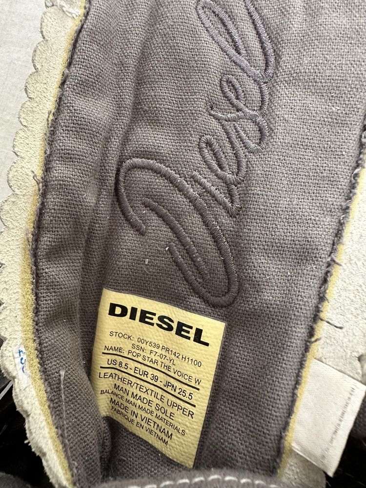 DIESEL кеды- сапоги