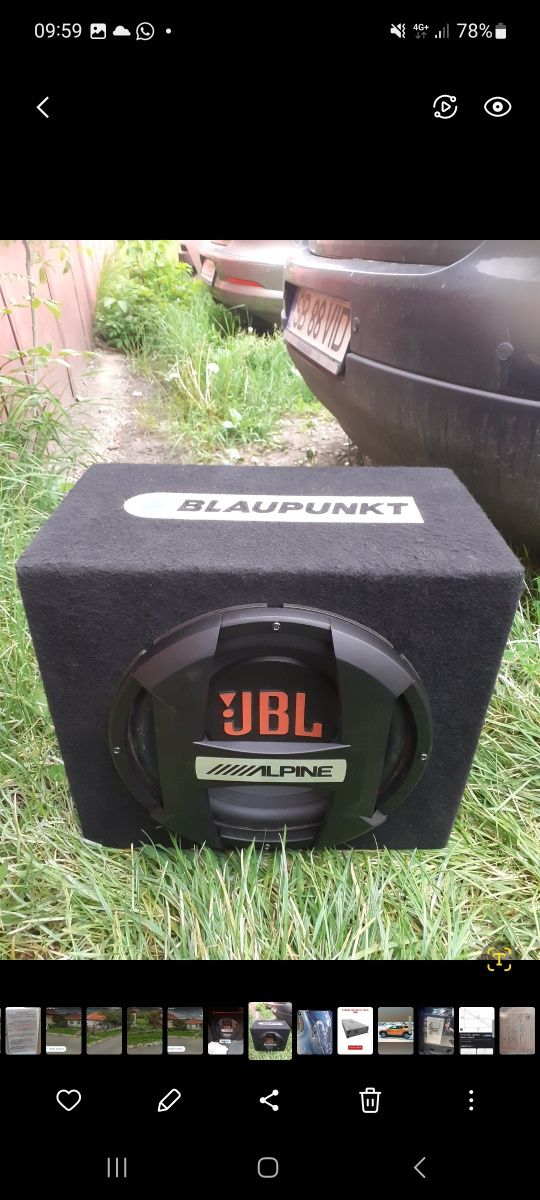 Subwoofer auto jbl