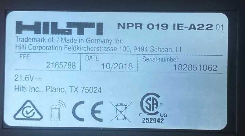 Hilti NPR 19-A - Акумулаторна преса за фитинги!