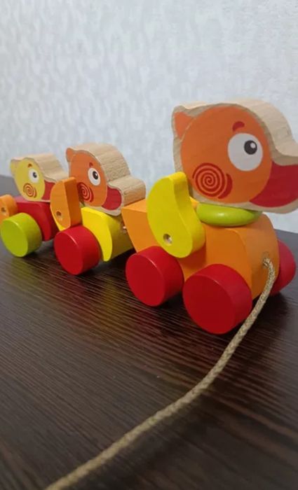 Луксозна дървена играчка за дърпане JAMARA Kidiwood