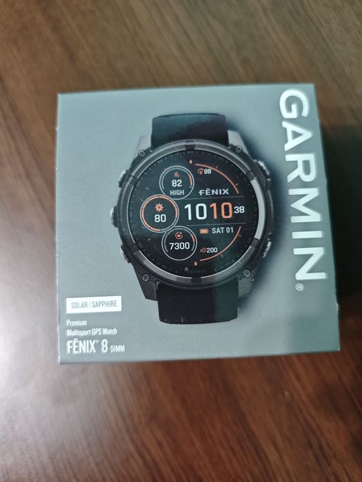 ГАРАНЦИЯ Garmin Fenix 8 51mm saphire,solar