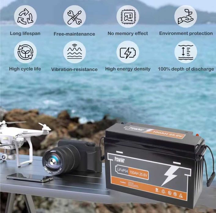 Батерия Pow Mr LifePo4 25,6 v 100A
