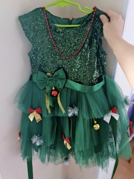Новогодний костюм Ёлочка. Платье Ёлочка