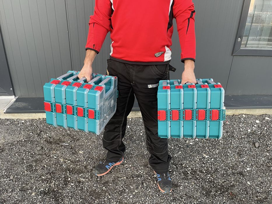 set 3 cutii modulare Total industrial pt organizare suruburi/pescuit