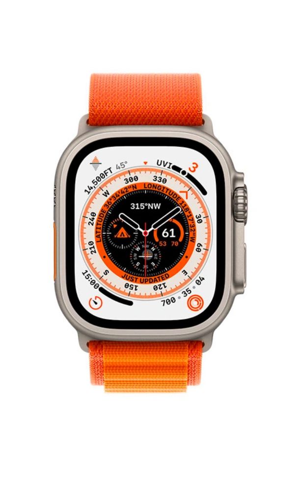 Apple watch Ultra 49 mm, Orange alpine Loop