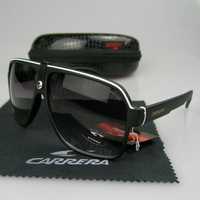 Мъжки Слънчеви Очила Carrera Sunglasees Black Черни Каррера Червени