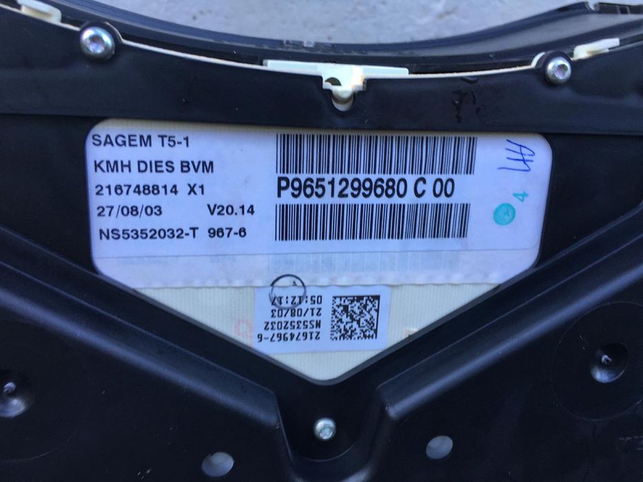 Ceas Ceasuri Bord Peugeot 307 Diesel HDI EUROPA