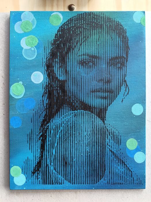 Авторска картина " Отразена в съня"