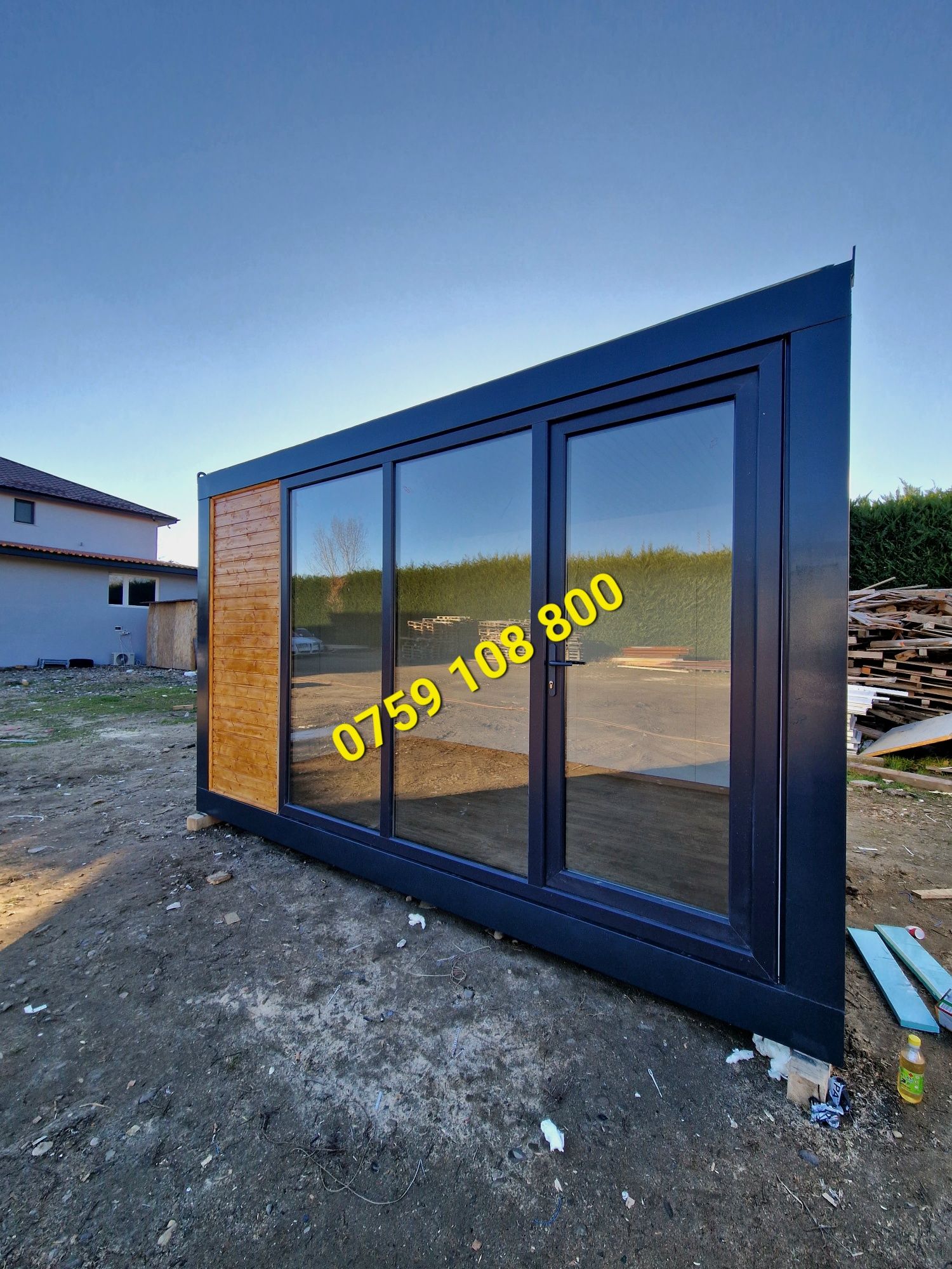 Producător containere birou vitrina magazine cafenea container pază