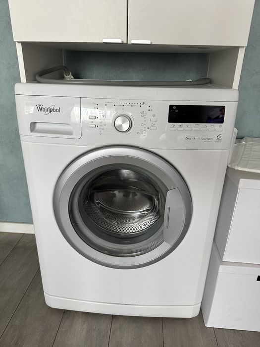 Mașină de spălat slim Whirlpool AWSX 63213 – 6 kg, 1200 rpm