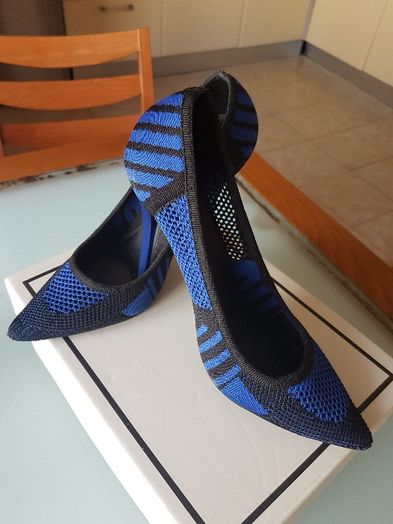 Ефектни и елегантни дамски обувки Missguided с 10 см.ток, р-р 38,5