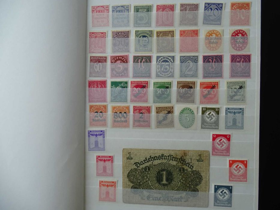 Clasor cu timbre vechi Germania Reich 1900-45, stamp/nestamp, (Lot 67)