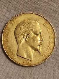 ЗЛАТНА МОНЕТА - 50 франка Наполеон III - 1855 A Париж