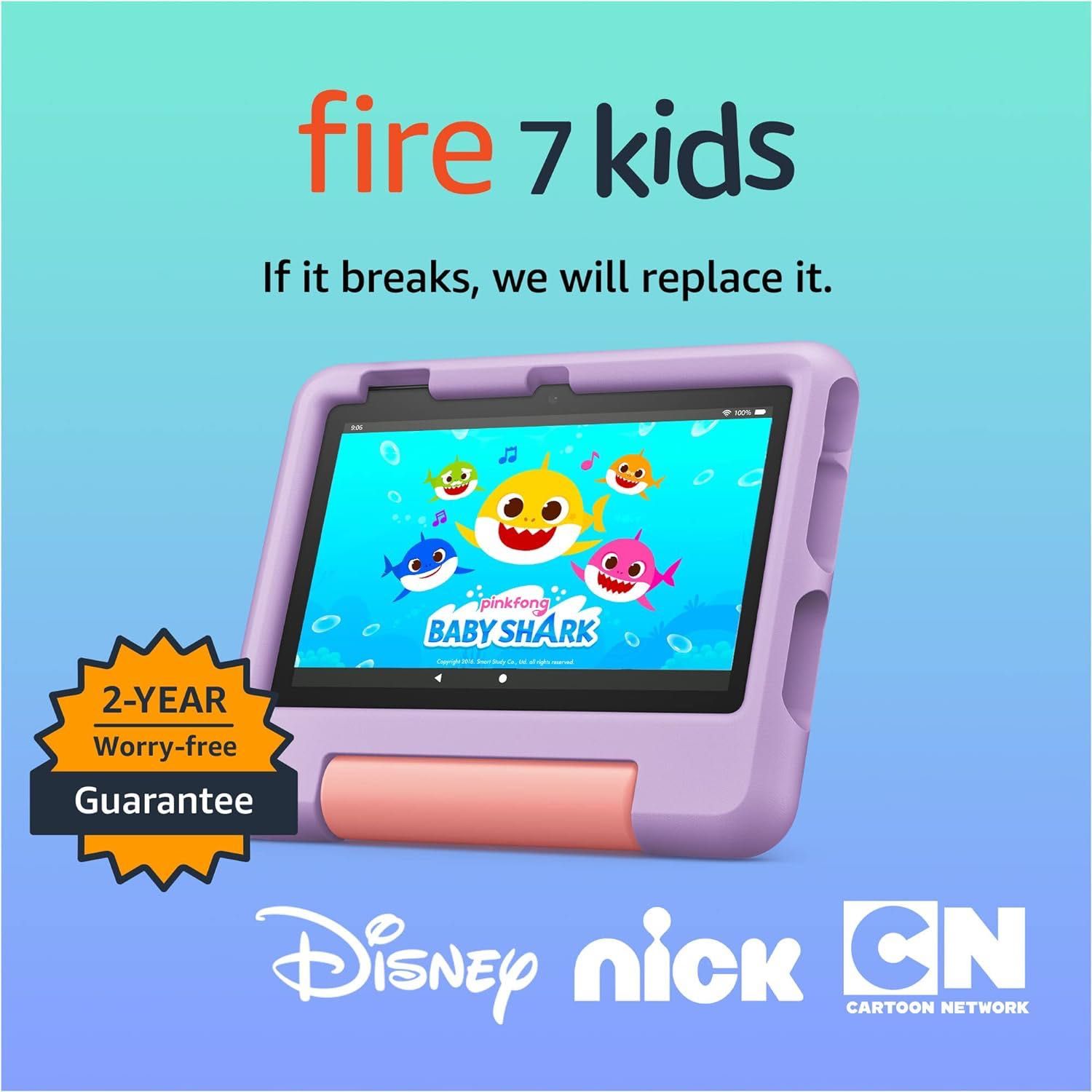 amazon fire 7 kids планшет (новый запечатанный)