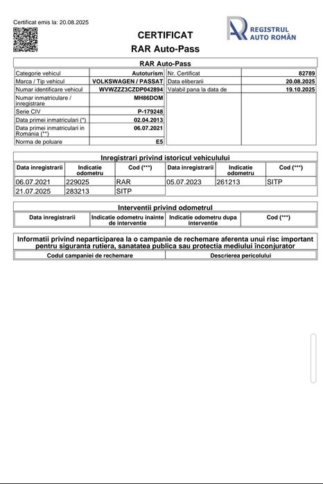 Volskwagen Passat B7