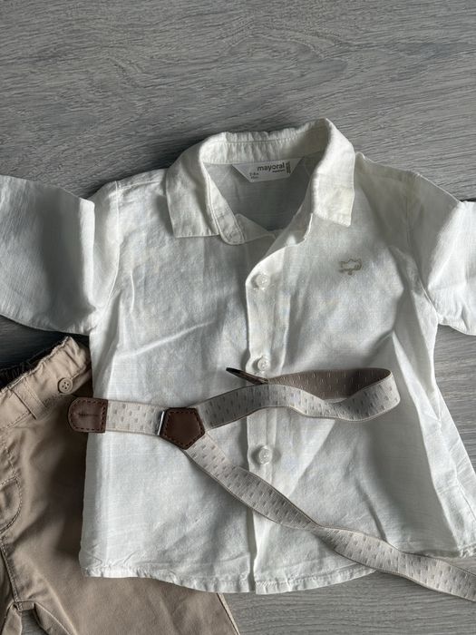 Официален компект за бебе с тиранти Mayoral