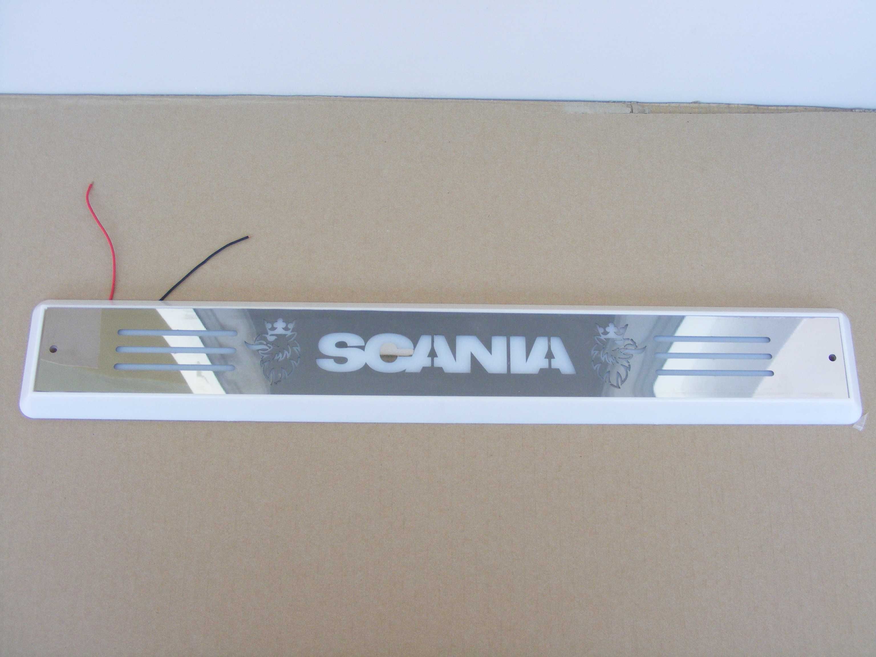24V 36 LED Светеща табела емблема СКАНИЯ SCANIA червено НОВА Турция