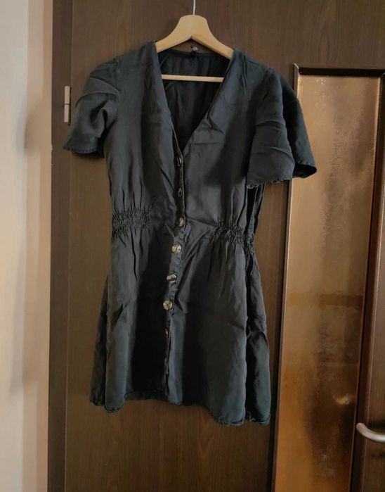 Rochie scurtă neagră ZARA