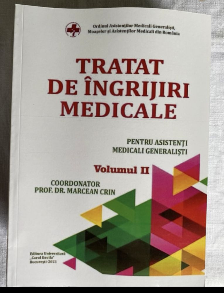 Tratat de ingrijiri medicale vol 1, 2,3 +Culegere de teste C. Marcean