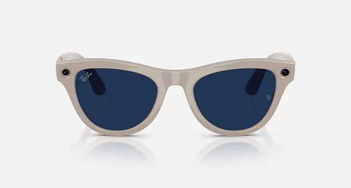 Хамелеон Meta Ray-Ban Clear/Sapphire Transitions - Shiny Chalky Gray.