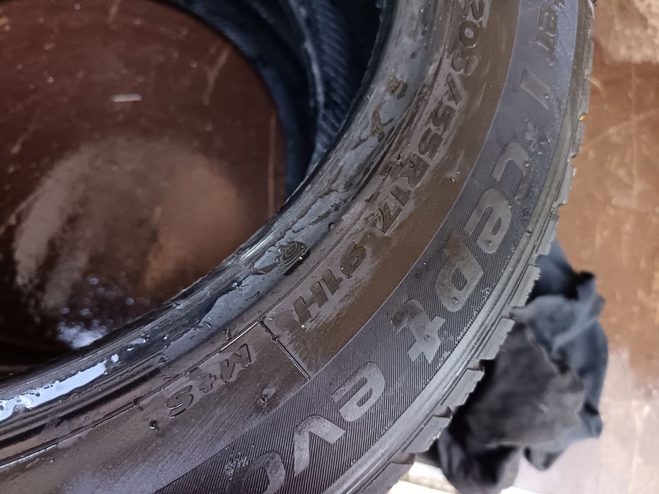 Anvelope MS iarna 205 55 17 hankook 2024 5.5mm
