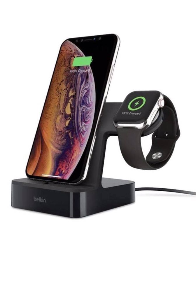 Stativ de incarcare Belkin ipone si apple watch pret nou 600 lei