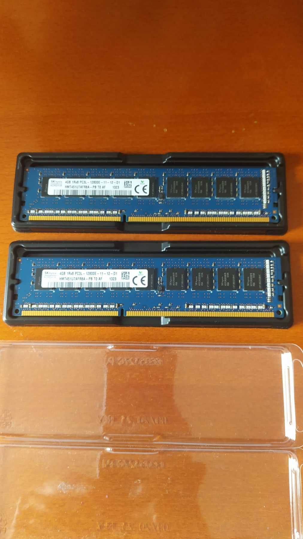 DDR3 RAM памет 4GB 1Rx8 PC3L, 12800E - 1600 МHz сървърна с ECC и UDIMM