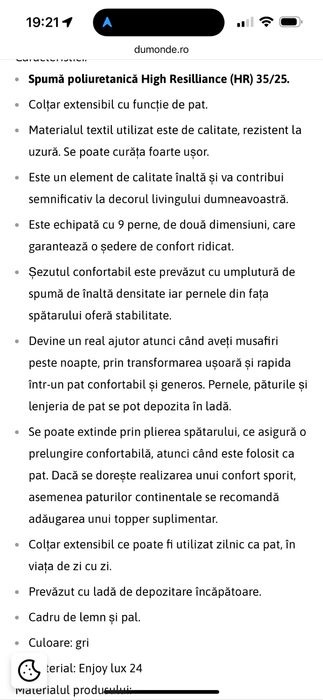 Coltar extensibil 340*185 Grafit