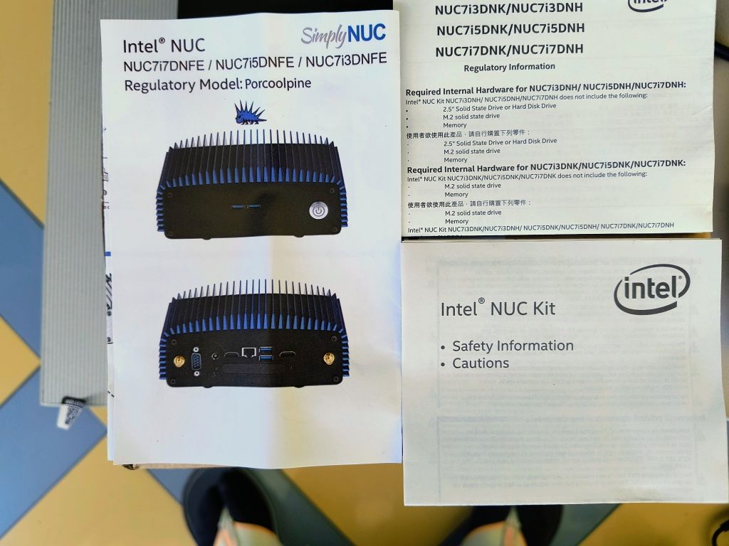 Mini PC-Simply NUC 7I3DNFE, Intel Core i3-7100U,2.4GHz 16GB-RAM DDR4