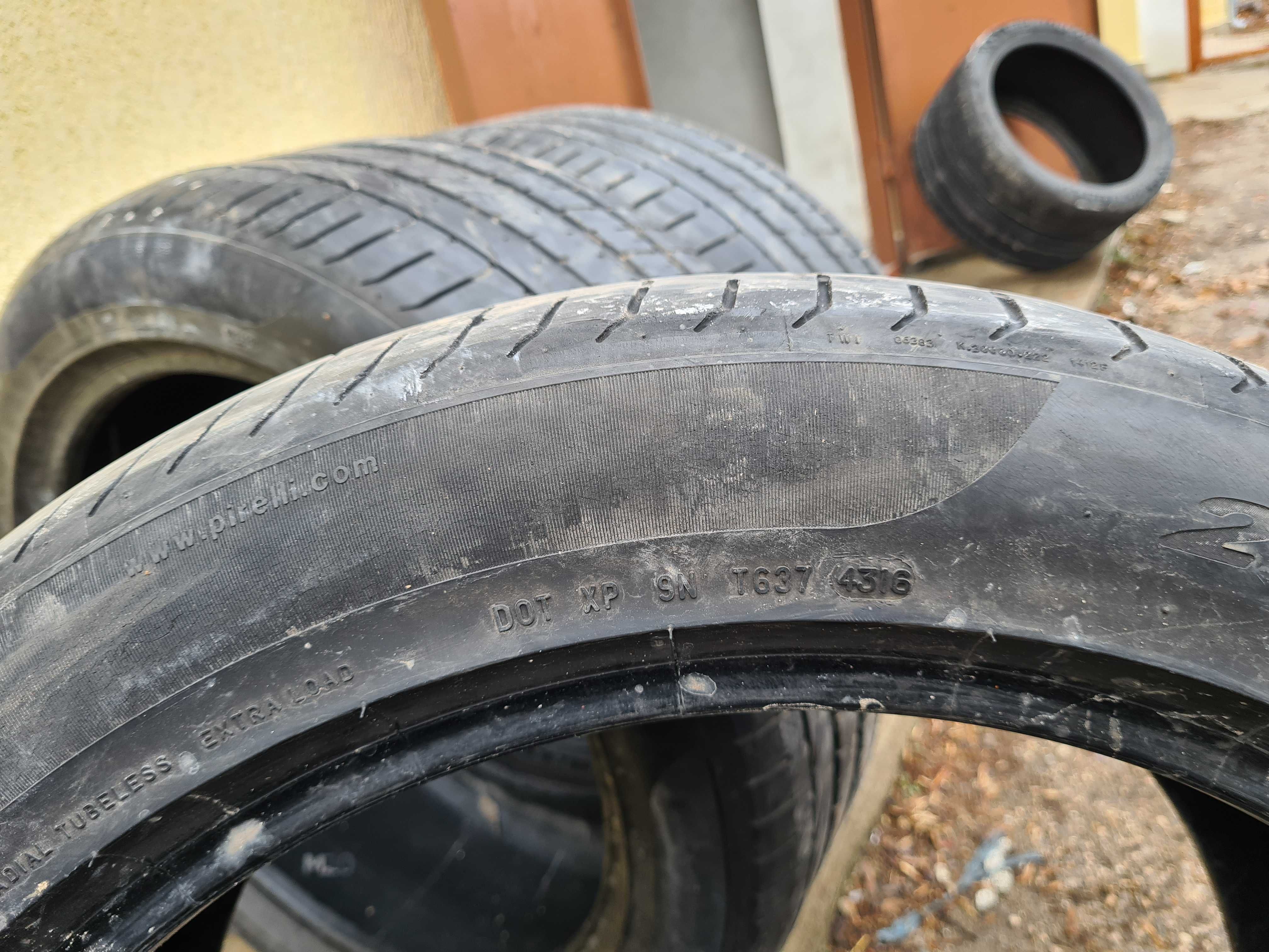 4 бр. летни гуми 285/45/21 Pirelli DOT 4316 3,5-4 mm