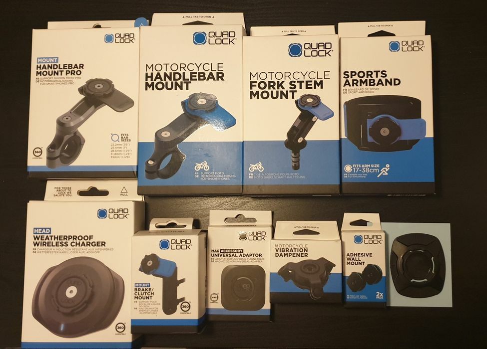 Suport telefon motocicleta/ bicicleta Quad Lock PRO sau clasic prinder