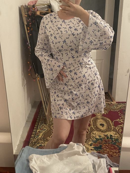 летнее платье, короткое