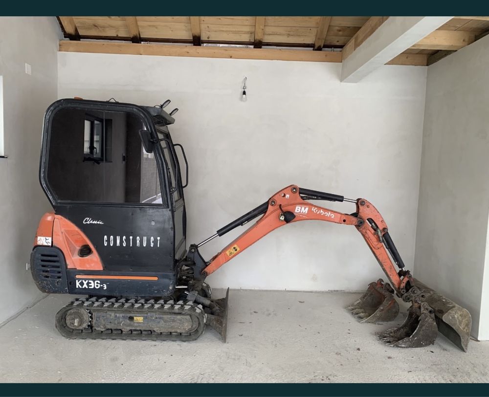 Miniexcavator kubota 1,7 t