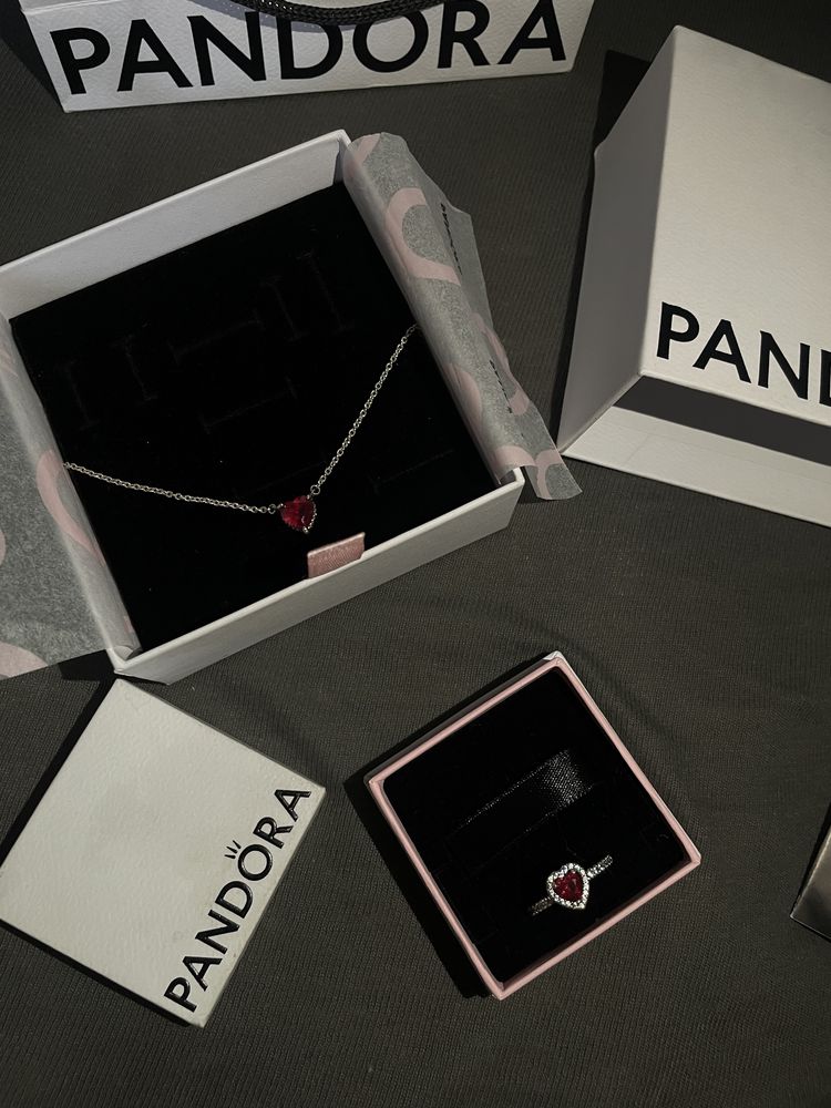 Colier si inel pandora (marime inel 52)