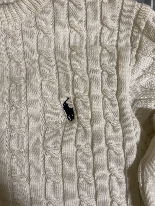 Polo Ralph Lauren alb – mărimea L, purtat o singura data