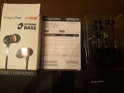 Casti in-ear Kruger&Matz MXB-M Extreme Bass Black