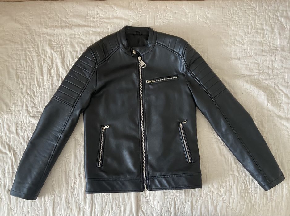 Мъжко кожено яке S