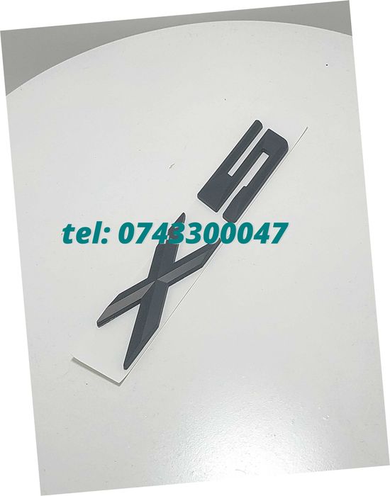 Emblema Abs Bmw X5 Negru Mat Pentru Portbagaj