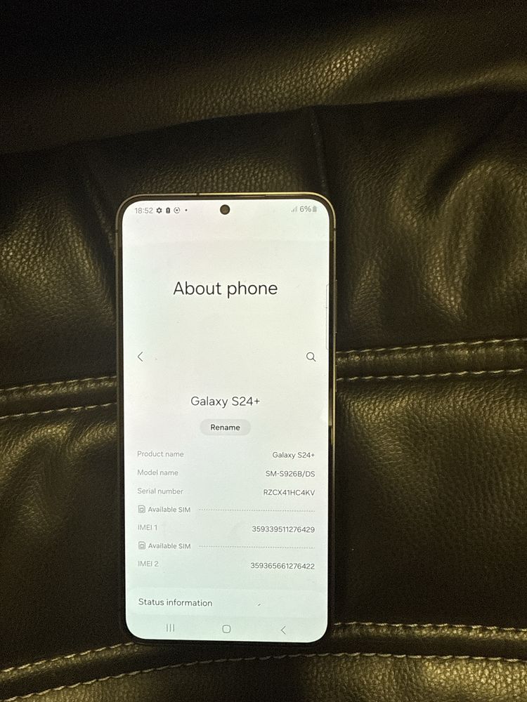 Samsung galaxy s24+ plus 256gb nou neverlocked